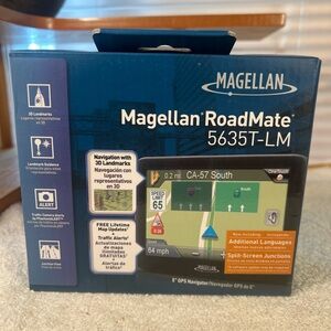 Magellan RoadMate 5635T-LM 5” GPS Navigator New Sealed